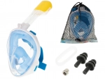Masque de snorkeling intégral L/XL bleu