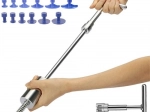 Kit de réparation des bosses de carrosserie avec marteau à inertie et adaptateurs PDR