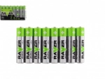 Piles alcalines AAA 1,5 V – 8 pièces RAVER