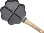 Poêle pour pancakes et œufs avec cœurs, compatible induction