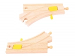 Aiguillage en Bois pour Circuits de Train Bigjigs Rail 2 Pièces