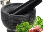 Mortier en marbre RUHHY pour herbes et épices