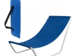 Chaise longue de plage pliante avec sac