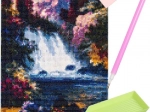 Mosaïque diamant 5D – cascade 30 × 40 cm
