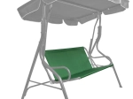 Assise textile pour balançoire 93 × 114 cm vert foncé