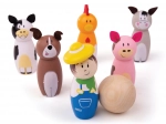 Quilles en bois Ferme de Bigjigs Toys