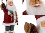 Figurine de Noël Saint-Nicolas 45 cm avec lanterne