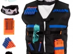 Gilet tactique pour fléchettes en mousse avec accessoires – kit pour enfants