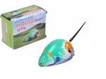 Souris en métal à remontoir