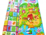 Tapis éducatif en mousse double face pour enfants 180 × 120 cm