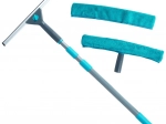 Lave-vitres télescopique avec raclette 57–128 cm, set 4 pièces
