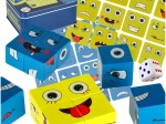 Jeu éducatif d’apprentissage des émotions – cubes en bois dans une boîte métallique