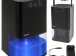 Déshumidificateur d’air avec éclairage LED et minuterie RUHHY, noir