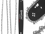 Kit pour tronçonneuse 18" – guide-chaîne et 2 chaînes 0,325"