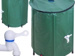 Tonneau pliable pour eau de pluie avec robinet 500 l