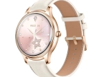 Montre connectée Colmi L28 dorée avec bracelet en cuir