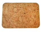 Set de table en liège rectangulaire à coins arrondis 36 × 25 cm, lot de 6 pièces