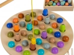 Jeu de pêche magnétique en bois