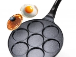 Poêle en granite pour œufs avec 7 cavités Basic Line 26 cm