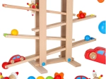 Circuit de billes en bois Montessori XXL
