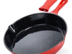 poêle en fonte émaillée avec manchon en silicone cast enamel 25 cm