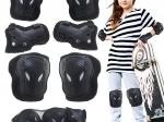 Protège-genoux, coudes et poignets pour skateboards et trottinettes