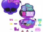 Polly Pocket compact Monster High crâne avec skatepark et école