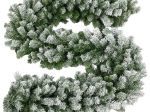 Guirlande de Noël enneigée Ruhhy 270 cm, 29 cm - 1 pièce