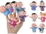 Ensemble de marionnettes à doigt – famille, 6 pcs