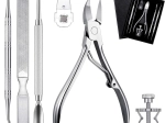Kit pour ongles incarnés avec pinces et outils en acier inoxydable