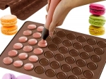 Tapis de cuisson en silicone pour macarons et biscuits