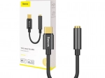 Baseus adaptateur USB‑C vers audio 3,5 mm – noir