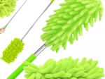 Plumeau télescopique en microfibre, vert