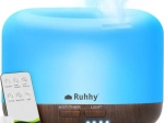 Diffuseur d’arômes et humidificateur d’air RUHHY LED avec télécommande 300 ml