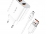 Chargeur rapide FONENG 2× USB 12 W avec câble Micro USB