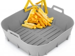 Panier intérieur en silicone pour friteuse à air 22 cm – gris