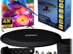 Antenne TV intérieure et extérieure Ultra HD 4K BERDSEN BD-955 noire