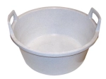 Bassin en plastique 56 cm avec poignées, granit