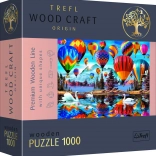 Puzzle en bois TREFL Wood Craft Origin – Ballons colorés 1000 pièces