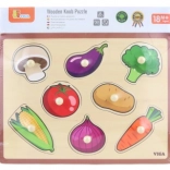 Puzzle encastrable en bois – légumes