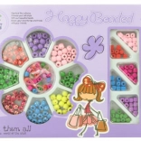 Perles à enfiler en bois pour enfants