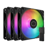 Ventilateurs Cooler Master SickleFlow Edge 120 ARGB, lot de 3 (noir)