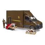 Véhicule de livraison UPS Bruder MB Sprinter avec figurine et accessoires