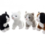 Chat en peluche debout 15 cm