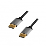Câble DisplayPort LogiLink 5 m, 4K/60 Hz, connecteurs en aluminium