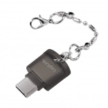 Lecteur de cartes microSD USB‑C pour porte‑clés