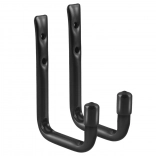 Ensemble de 2 crochets muraux en acier pour vélo et pneus MACLEAN, capacité 22 kg