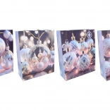 Sac cadeau de Noël M 26 × 32 × 10 cm