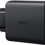 Aukey PA-D5 chargeur secteur GaN 2× USB‑C Power Delivery 63 W avec Dynamic Detect