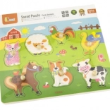 Puzzle en bois animaux - sonore